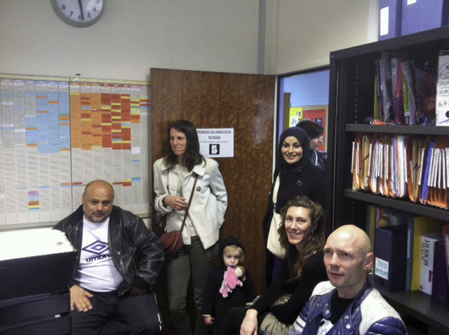 occupation de l'école Bachelet ce vendredi 31 mai 2013